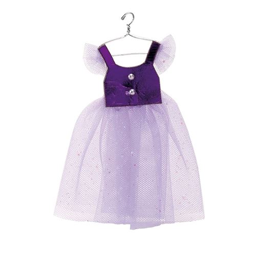 robe tutu voile mauve 8h9cm