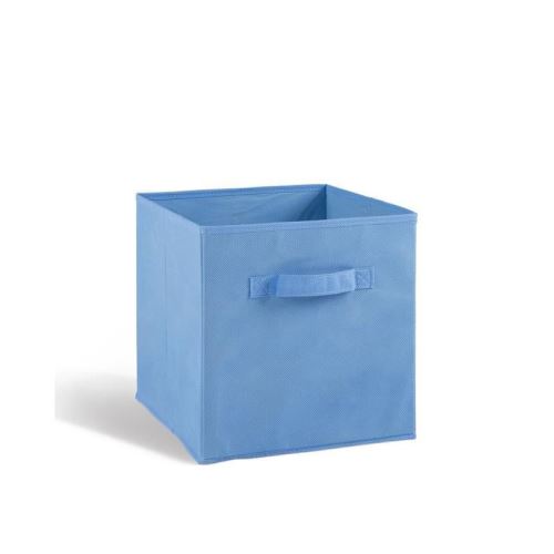 COMPO Tiroir de rangement tissu bleu 27x27x28 cm