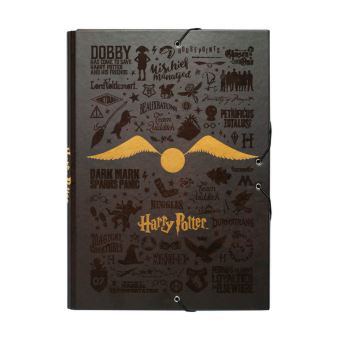 Farde à élastique A4 Harry Potter Vif d'Or