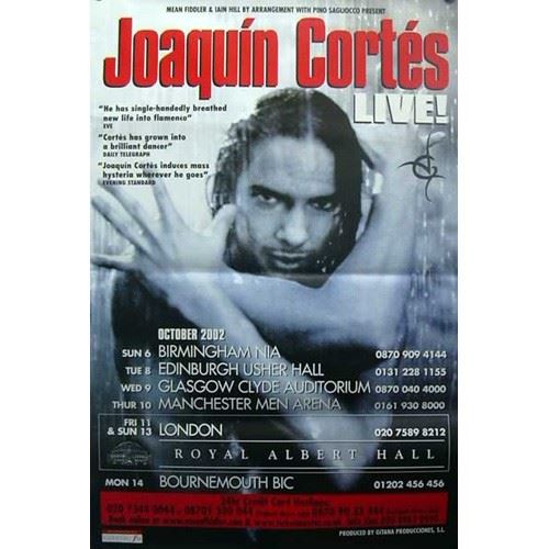 Joaquin Cortés - 100x150 cm - AFFICHE / POSTER