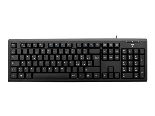 V7 KU200IT - Toetsenbord - USB - Italiaans - zwart