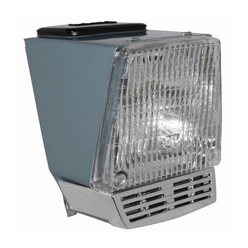 Phare-projecteur cyclo adaptable mbk 88 bleu (complet) -p2r-