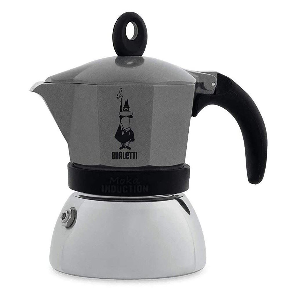 BIALETTI VENUS Cafetière Italienne Induction en Inox Brillant 4 Tasses