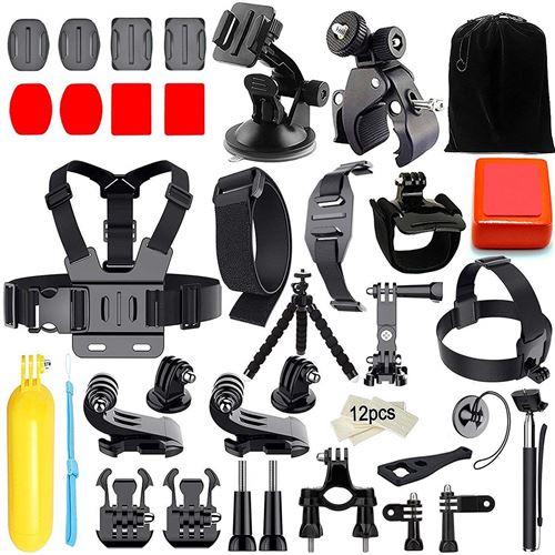 Kit Accessoires 51 en 1 pour Gopro Hero 6 5 Black 4 3+ 3 2 1