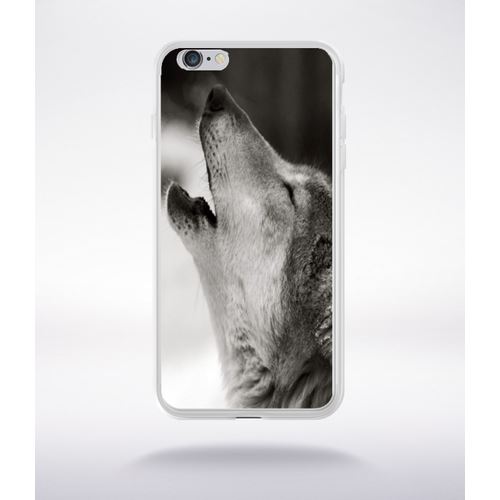 Coque Loup Hurlant Compatible Iphone 6 Plus Transparent