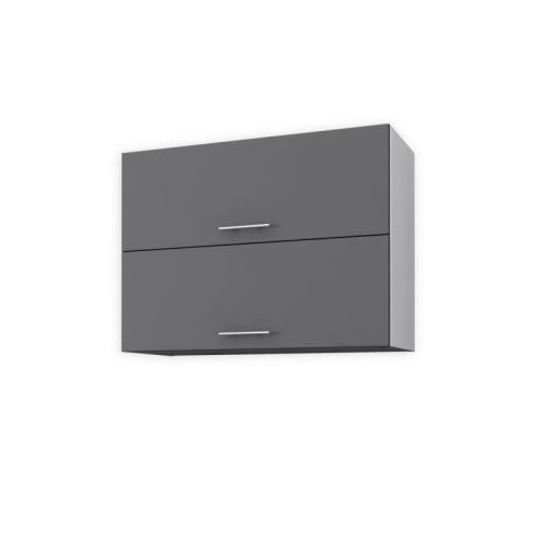 OBI Meuble haut de cuisine L 80 cm - Gris mat