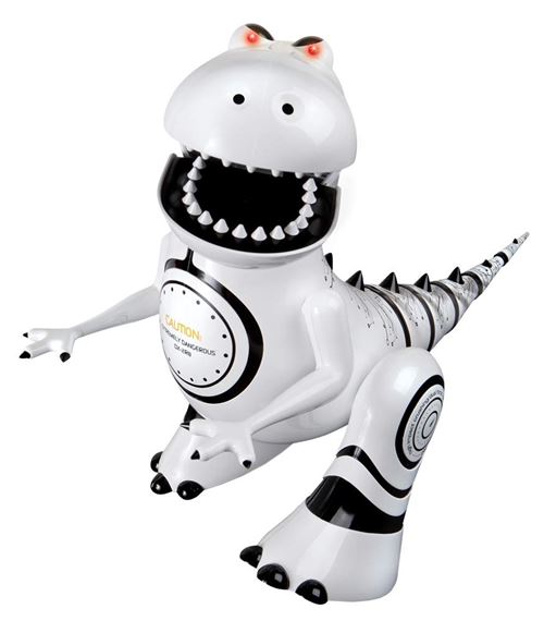 Happy People Robosaure robot cavalier 25 cm blanc