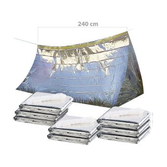 Tente Tunnel Semptec Pour 4 Personnes - 2 Cabines, Coutures étanches, Neuve Sous Emballage, Réf. NX6389