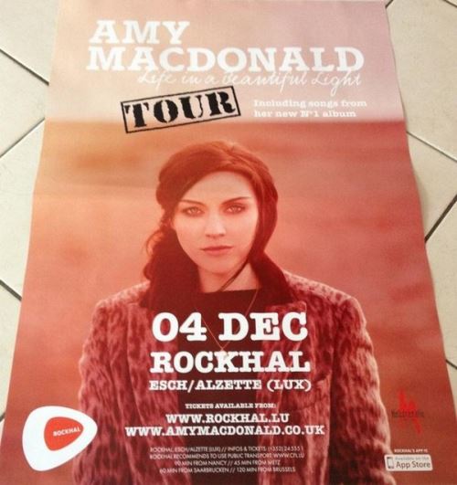 Amy Macdonald - 60x80 cm - AFFICHE / POSTER