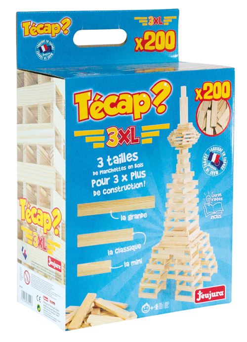Jeujura - 8322 - jeu de construction - tecap 3xl - 200 pièces