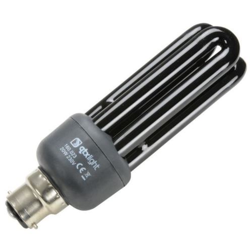 QTX 160.023 20W noir Light UV Energy Saving Lamp: TV & Vidéo