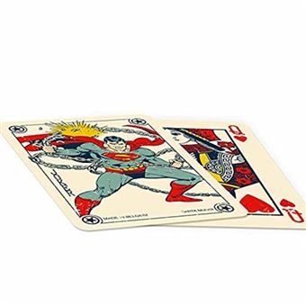 Pack de 54 cartes Shuffle Metal Vintage Superman