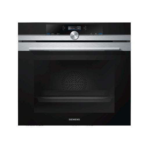 Siemens iQ700 HB674GBS1 - Four - intégrable - niche - largeur : 56 cm - profondeur : 55 cm - hauteur : 58.5 cm - avec système auto-nettoyant - classe A+ - acier inoxydable