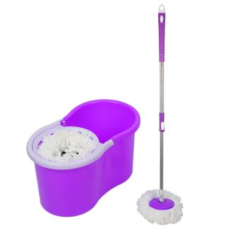 Balai Serpillière Rotatif tournant 360° Jeobest avec seau et  essoreuse-Violet - Accessoires de nettoyage - Achat & prix