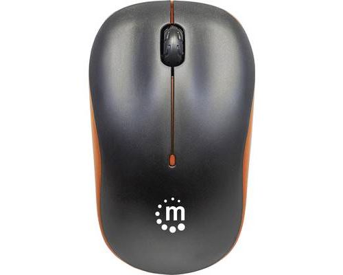 Manhattan 179409 rf sans fil optique 1000dpi noir ambidextre souris