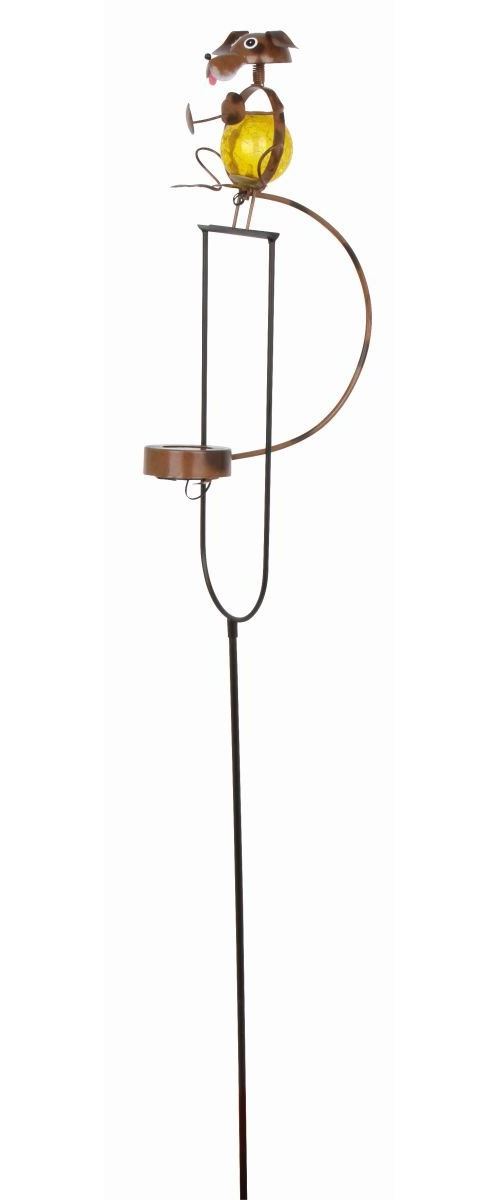 Small Foot Company 6869 Objet de Décoration Pique avec Balançoire Chien Métal Brun