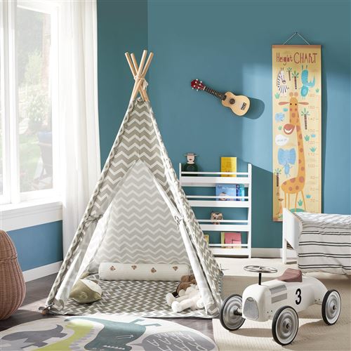 SoBuy® OSS03 Tipi Enfant Tente pour Enfant avec Tapis De Sol Indian Teepee Tente de Jeu
