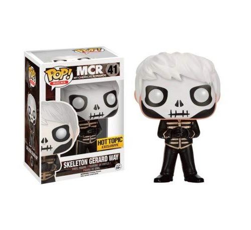 Funko Pop Rocks MCR Skeleton Gerard Way Sujet chaud Exclusif