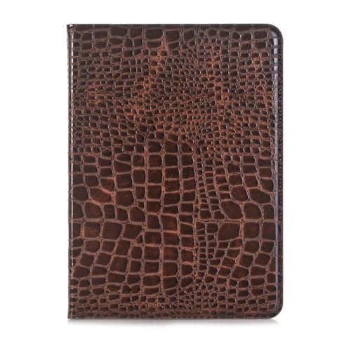 WISETONY® Etui PU cuir Coque Housse rotative 360°pour Samsung Galaxy Tab 4 8.0 T330 T331 T335 - Brun