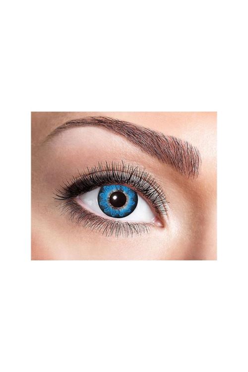 Lentilles Naturelles Motifs Floraux Bleus 12 Mois Zoelibat - Bleu