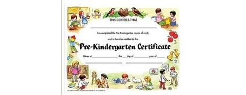 Pre-Kingdergarten Certificate (Set of 30)