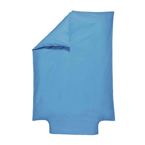 Housse de couette P'tit Basile 100x140 cm Bleu nordique
