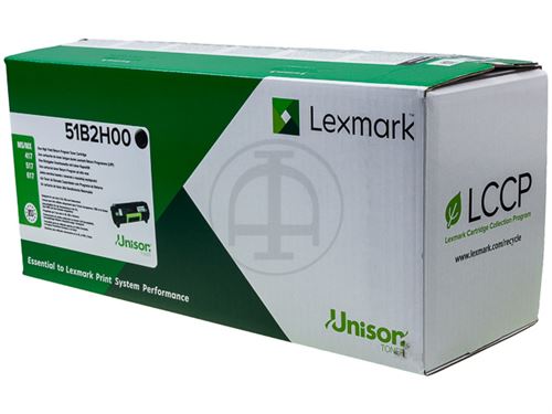 Lexmark 51B2H00 Toner laser Noir cartouche toner et laser - Cartouches toner et laser (Toner laser, Noir, 1 pièce(s))