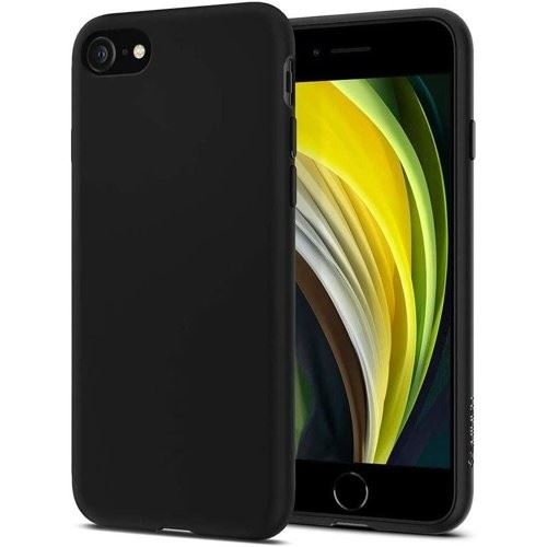 Spigen Liquid Crystal - Achterzijde behuizing voor mobiele telefoon - thermoplastic polyurethaan (TPU) - zwart - voor Apple iPhone 7, 8