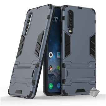 Coque Pour Huawei P30 Lite, Étui Magnétique Transparent Avec Hybride TPU Bumper PC Dur Arrière, Housse De Protection Antichoc Silicone Case, (Clair - Foto 3