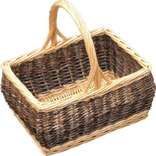 Rustique rectangulaire panier