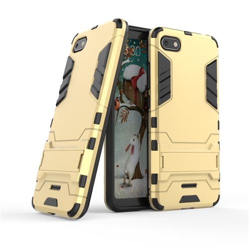 Xiaomi Redmi 6A Anti Choc Gold Coque Housse Etui Antichoc Doré Or hfs-house®