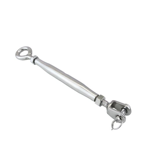 Tendeur de câble en acier. Modèle de fourche à anneau fileté 5 mm