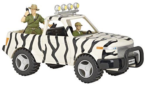 Papo - 39238 - figurine - 4 x 4 de la brousse et son conducteur