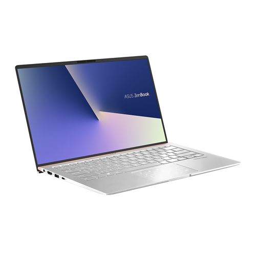 Asus Zenbook 14 Ux433Fa A5089R - Core i7 8565U / 1.8 Ghz - Win 10 Pro - 16 Go Ram - 512Go SSD - 14" Ips 1920 X 1080 (Full Hd) - UHD Graphics 620 - 802.11Ac, Bluetooth - Argent Glaçon