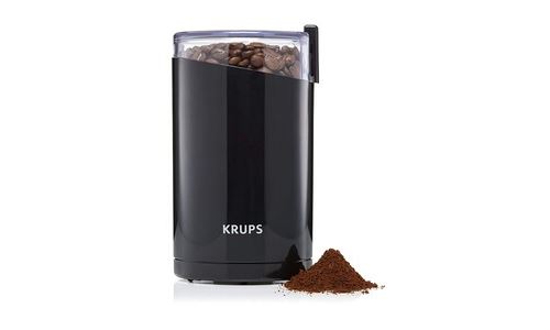 Cafetière Filtre Krups F2034238 Moulin À Café Électrique Fast Touch 200W Noir
