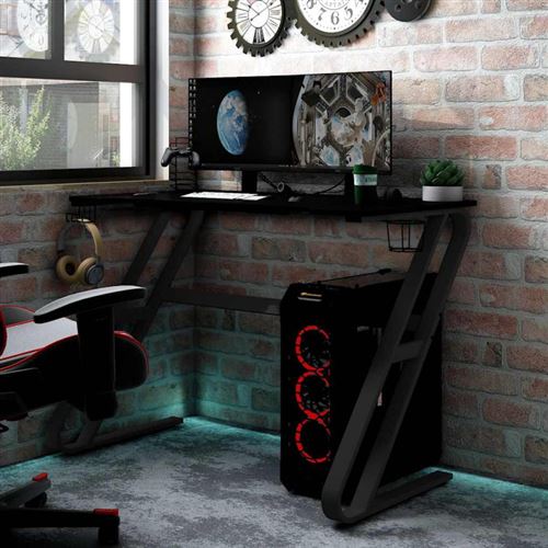 Vidaxl Noir Bureau De Jeu - Image 3