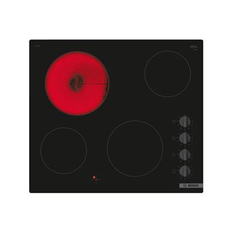 Table de cuisson vitrocéramique Bosch 4 foyers commandes latérales - 1