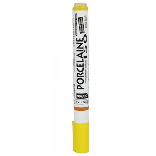 Feutre pour porcelaine &agrave; pointe fine - jaune de marseille - 0,7 mm #0