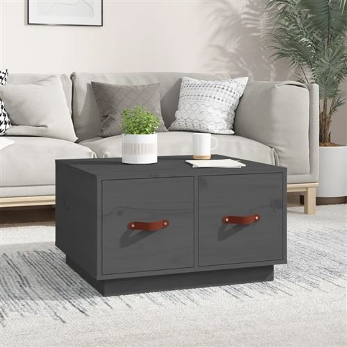 Vidaxl Gris Table Basse Sonoma - 60X53x35 Cm - Image 3
