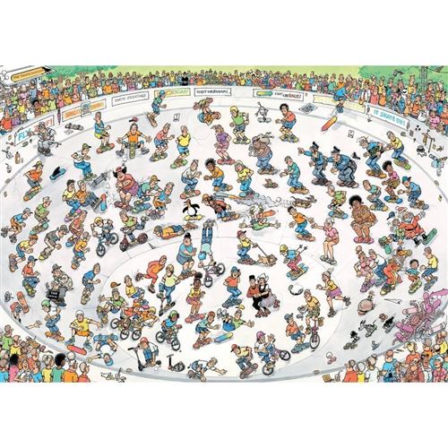 Puzzle 1000 Pièces : Jvh - Faire Du Skate Jumbo
