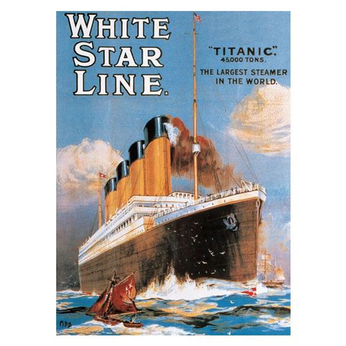 Eurographics Titanic White Star Line (1000)
