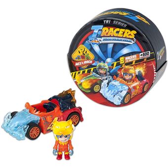 T-Racers 1 Turbo Wheel Boîte – Collection 8 Pilotes, Pièces Interchangeables, Plus De 500 Combinaisons, Cadeau Enfant Dès 4 Ans