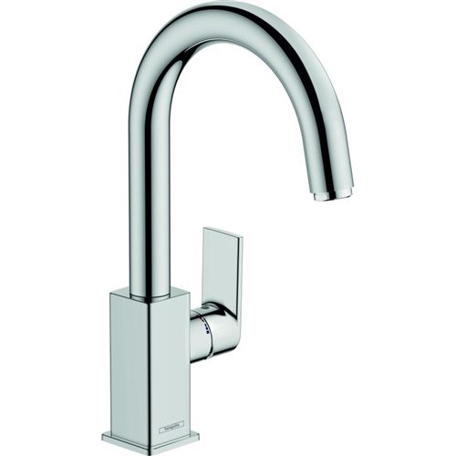 Hansgrohe Vernis Shape Single lever basin mixer with swivel spout and pop-up waste set - Chrome - 71564000