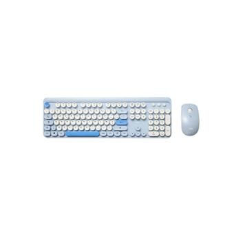 WE Pack clavier + souris sans fil: coloris Bleu - 1