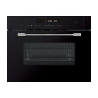 Schneider SCSO45BK - Four combiné à vapeur - intégrable - niche - largeur : 56 cm - profondeur : 55 cm - hauteur : 45 cm - noir