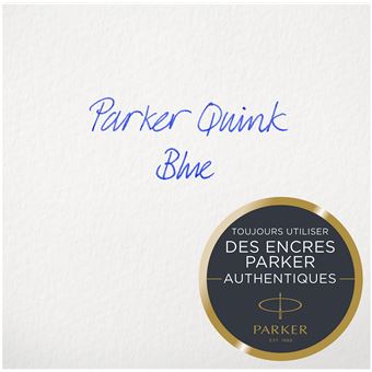 Parker Quink - Encre Bleue Pour Stylo Plume - Flacon 57 Ml - Écriture Fluide Et Fiable