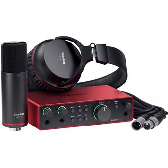 Focusrite Scarlett 2I2 Studio G4 Interfaces Audio USB - 1