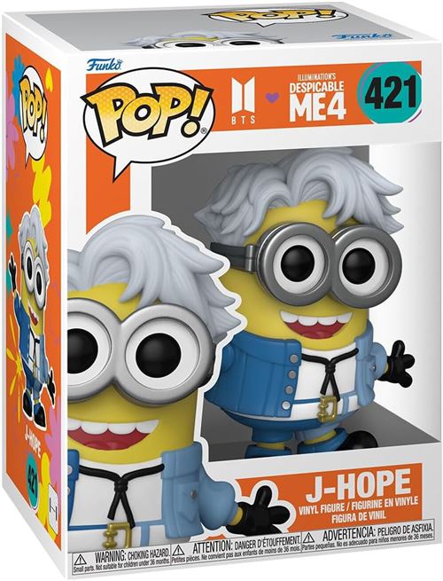 Non Communiqué Figurine Funko Pop! N°421 - Bts & Moi Moche Et Mechant 4 - J-Hope