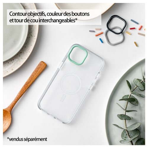 coque rhinoshield crystal-clear magsafe pour iphone 13 - Coque et étui  téléphone mobile - Achat & prix | fnac