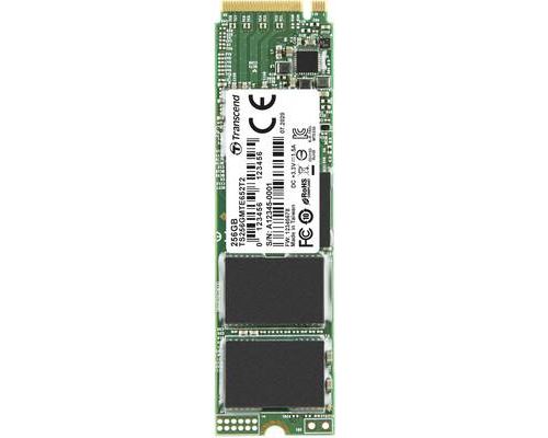 Transcend MTE652T2 - SSD - 256 Go - interne - M.2 2280 - PCIe 3.1 x4 (NVMe)